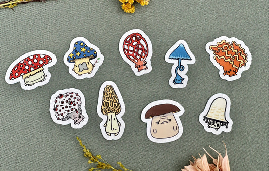 Mushroom sticker | Autocollant de champignon